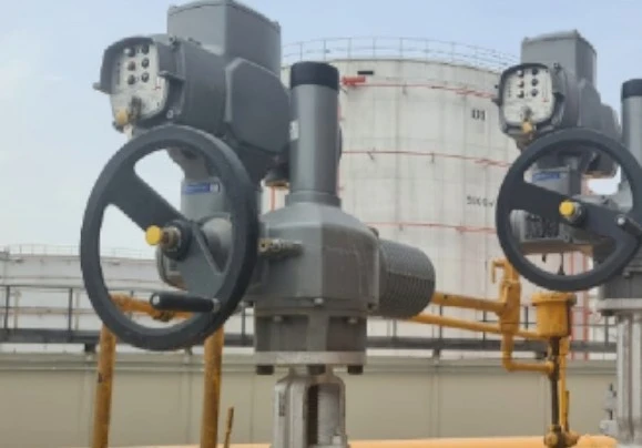 Motorized valves at Najran Power Plant